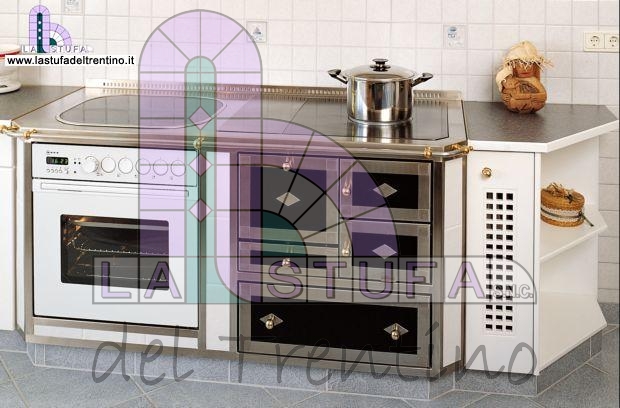 Cucine a legna e pellet combinate: stufe ideare casa. wekos srl ... Cucina economica modulabile inox eur