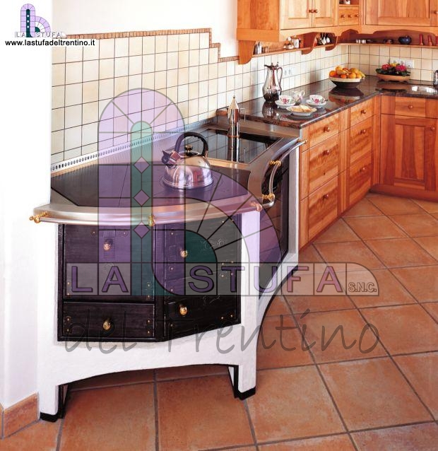 Cucine a legna e pellet combinate: stufe ideare casa. wekos srl ... Cucina economica modulabile inox eur